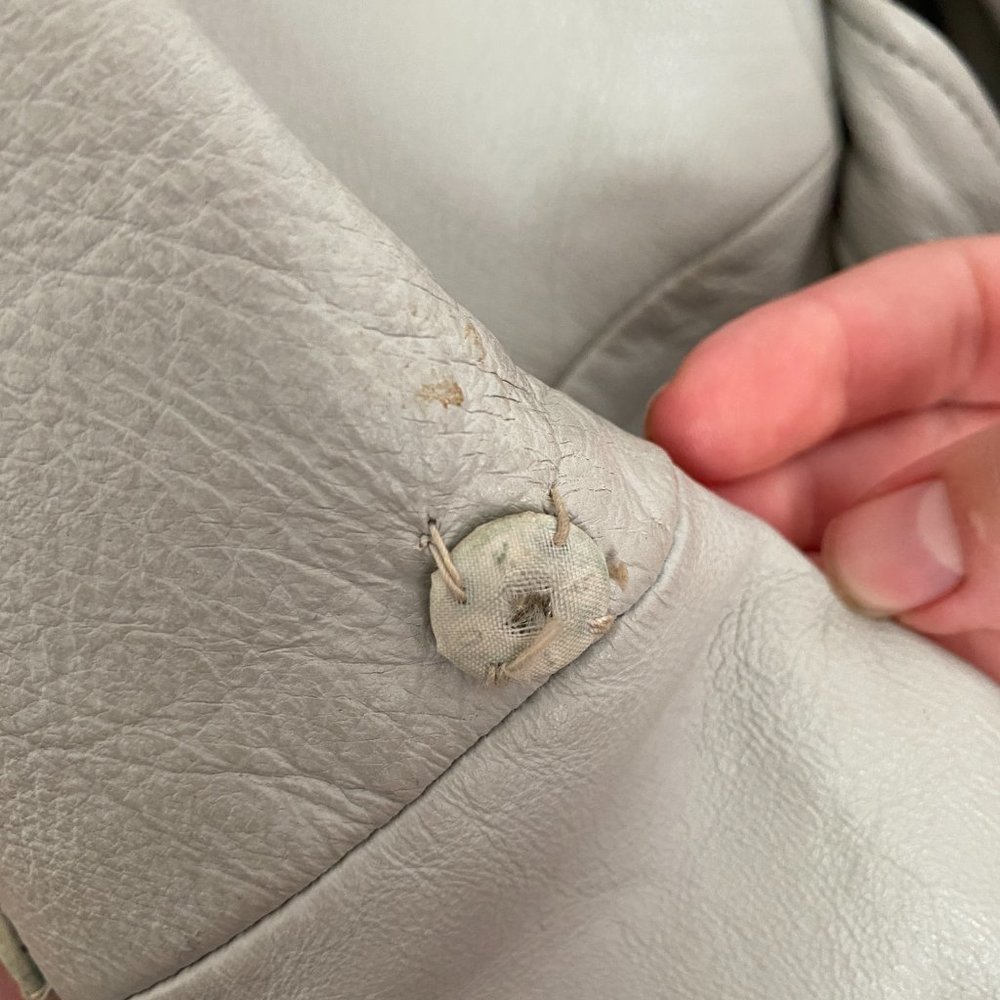 Vintage fur and leather coat - Picture 9 of 12